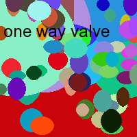 one way valve